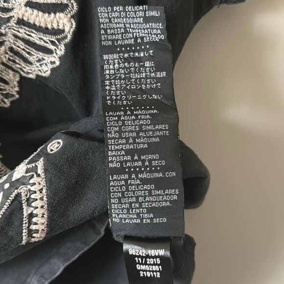 HARLEY DAVIDSON WOMEN’S BANDANA EAGLE HI-LOW SHORT SLEEVE TEE SIZE SMALL - Picture 7 of 7